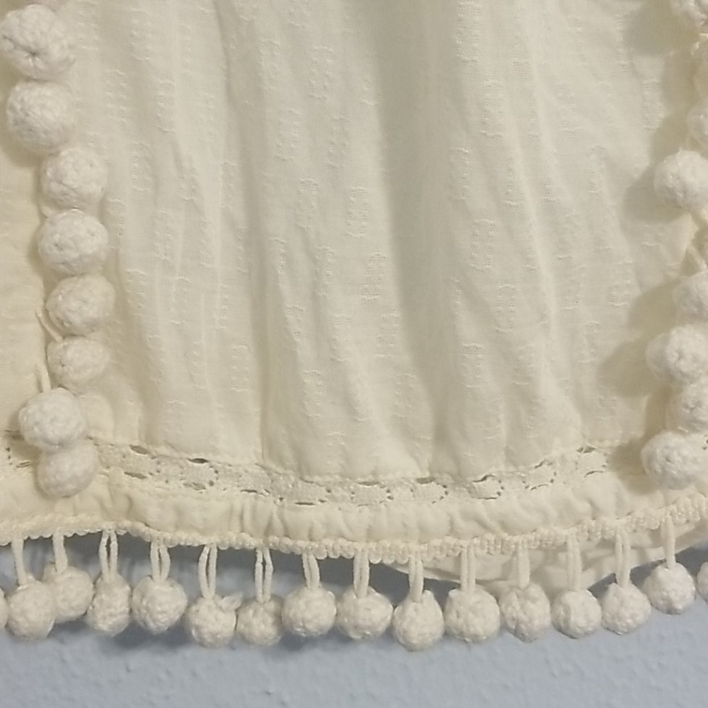 Anthropologie Vanessa Virginia pom pom peasant top - Picture 4 of 8